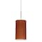 Besa Lighting Stilo 7 Cord Pendant, Cherry, Satin Nickel Finish, 1x40W Candelabra 1BT-4404CH-SN - alternate 1